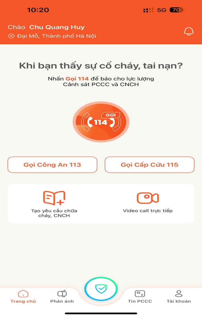Chuyển đổi số trong công tác Phòng cháy, chữa cháy và cứu nạn, cứu hộ thông qua ứng dụng “Báo cháy 114”