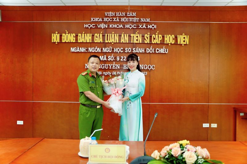 Giảng viên Khoa Khoa học cơ bản và ngoại ngữ bảo vệ thành công  luận án Tiến sĩ