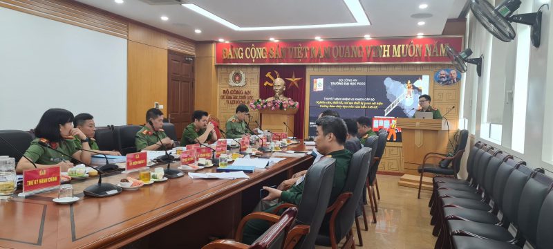 Giảng viên Trường Đại học PCCC bảo vệ thuyết minh nhiệm vụ khoa học công nghệ cấp Bộ