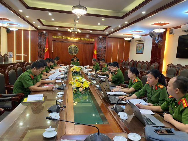 Họp hội đồng thẩm định nghiệm thu đề cương chi tiết các học phần rà soát, điều chỉnh theo Luật PCCC&CNCH và các văn bản quy phạm pháp luật mới