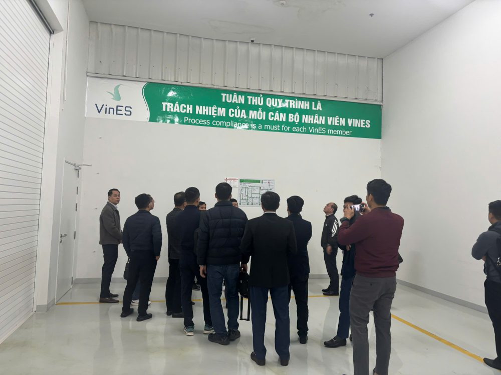 Trường Đại học PCCC phối bợp cùng Cục Cảnh sát PCCC và CNCH tiến hành khảo sát Nhà máy Vinfast Hải Phòng